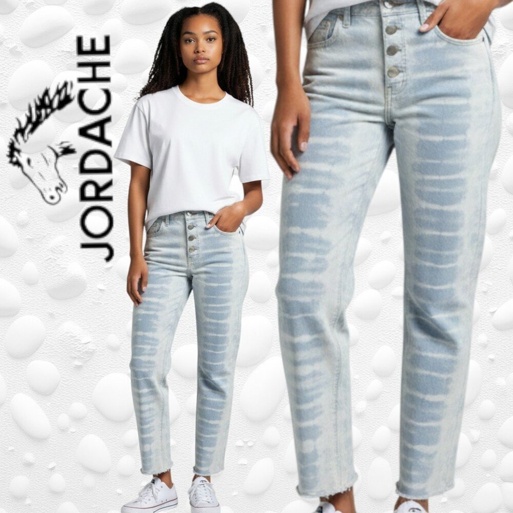 Jordache High-Rise, Ankle Straight Stretch Jeans – NWOT, Size 10